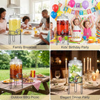 1 Gallon Drink Dispenser with Stand, Drink Dispensers - Image 7