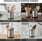 TOPZEA Set of 4 Kitchen Utensil Holder, Stainless Steel Cooking Utensil - Image 4