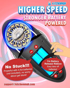 One Touch Electric Can Opener Fits Almost All Can Sizes - Image 5