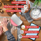 Pastry Cutter Dough Scraper Dough Cutter Scraper Tool Kitchen Pastry Blender - Image 3