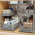 2-Pack 18.5 IN Depth Under Sink Organizer by UnderSinkOrganizer
