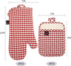 Oven Mitts and PotHolders Sets, Non-Slip Neoprene Oven Mitts are Suitable - Image 6