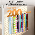 9.5” Large Acrylic Straw Holder - Image 3