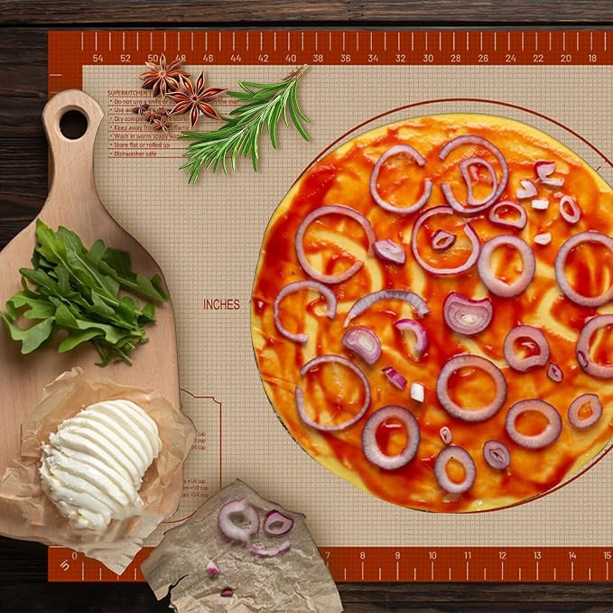 Silicone Baking Mat, Pastry Rolling Sourdough Baking Mat Supplies - Image 6