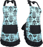 G2PLUS Cotton Vintage Damask Apron - Image 3
