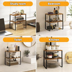 Kitchen Cabinet Organizer Shelf Set of 4, Sturdy Kitchen Counter Shelves - Image 6