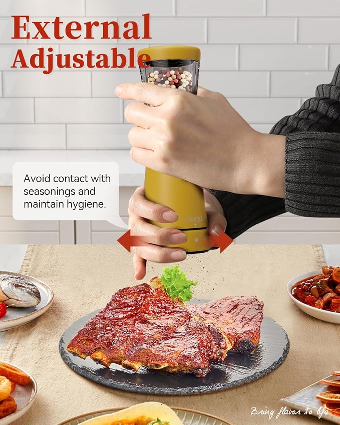 Electric Salt and Pepper Grinder Set - Image 6