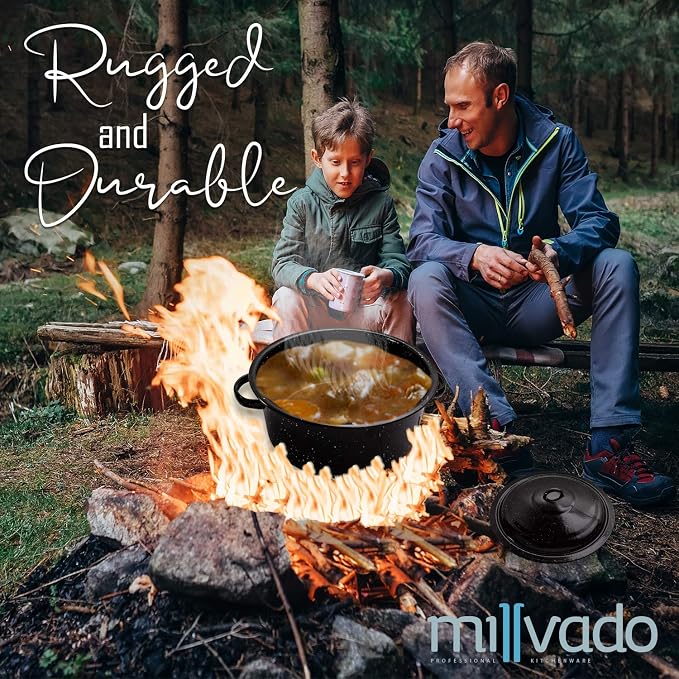 Millvado Granite 12 Qt Stockpot, Nonstick Soup Pot - Image 4