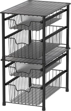 Simple Houseware Stackable Sliding Basket Organizer Drawer - Image 8