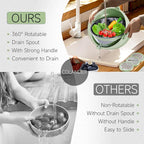 4-1 Strainer with Bowl & Spoons Set - Image 4