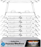 Foldable Chafing Wire Rack Buffet Stand by MAXYGIFT
