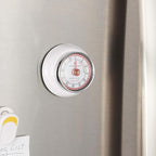 Zassenhaus Magnetic Retro Kitchen Timer, Classic Mechanical Cooking Timer - Image 2
