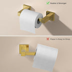 FORIOUS Toilet Paper Holder Wall Mount and Hand Towel Ring Set, SUS 304 - Image 5