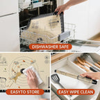 Silicone Baking Mat with 10 Recipes, Extra Thick Silicone Mats - Image 8