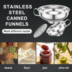 3 Piece Stainless Steel Canning Funnel Set - Image 7