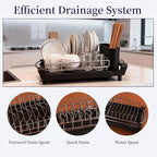 Dish Drying Rack Compact Expandable Double-Decker: Stainless, Rust-Proof - Image 4
