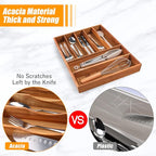 Bellsal Bamboo Silverware Organizer - Image 4