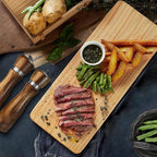 Wooden Salt and Pepper Grinder Set:Pepper Grinder Manual, Adjustable Coarseness - Image 3