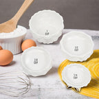 Set of 4 Decorative Pineapple Shaped Stackable Ceramic Kitchen Measuring Cups - Image 7