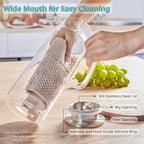 Bivvclaz 2 Pack 1.6 Liter 54 oz Glass Pitcher - Image 4