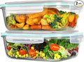 Vtopmart 2Pack 2260ml/ 76.4oz Large Glass Containers Food Storage by Vtopmart