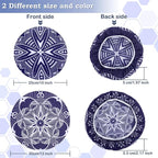2 Large Reusable Beeswax Bowl Covers - Image 3