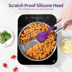 Silicone Kitchen Cooking Utensil Set: U-Taste 600ºF Heat Resistant 13.6in Extra - Image 4