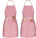 BeLuyi 2 Pack Adjustable Bib Apron by BELUYI
