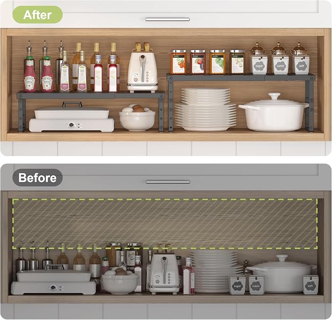 RUILALIFE Expandable Cabinet Organizer Shelf - Image 5
