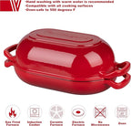 VORRINGARD Enameled Cast Iron Sourdough Bread Oven, Dutch Oven, Loaf Cast Iron - Image 3