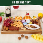 XL Cutting Board, 18x12 Large Acacia Wooden Cutting Board - Image 4