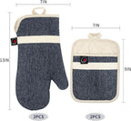 Oven Mitts and PotHolders Sets, Non-Slip Neoprene Oven Mitts are Suitable - Image 6