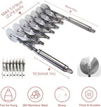 Star Brand Pastry Cutter with Grinder Spaghetti Dough Roller Knife Stainless - Image 5