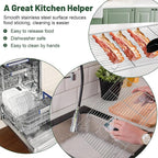 TeamFar Cooling Rack, 15.3” x 11.1” Stainless Steel Wire Baking Rack - Image 6