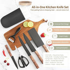 Knife Set, 7-Piece Kitchen Knife Set - Image 2