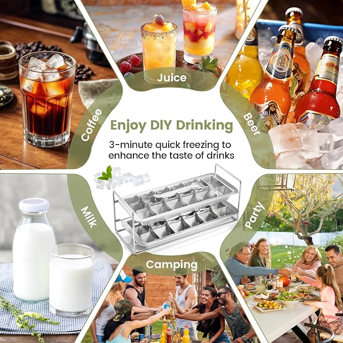 Stainless Steel Ice Cube Trays - Image 5