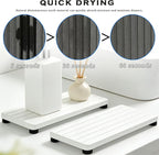 2PCS Stone Drying Tray, Water Absorbing Stone Tray - Image 2