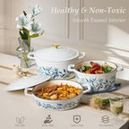 CAROTE 7QT Cast Iron Dutch Oven Pot - Image 6