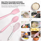 HaWare 11 PCS Silicone Cooking Utensils Set, Heat Resistant Kitchen Utensils - Image 5