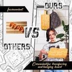 Nuenen 10 Pcs Wood Cutting Board - Image 3
