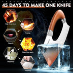ROCOCO Meat Cleaver Knife Unique Effort Saving Kitchen Knife Professional - Image 4