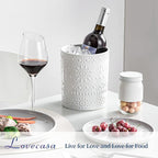 LOVECASA Extra Large Kitchen Utensil Holder, 7.2" Ceramic Farmhous Utensil - Image 4