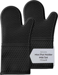 Restaurantware 2-Piece Silicone Oven Mitts Set 1 Case of 13.98 x 7.28 x 1.57 by Restaurantware