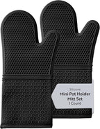 Restaurantware 2-Piece Silicone Oven Mitts Set 1 Case of 13.98 x 7.28 x 1.57 by Restaurantware