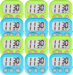 Timer for Kids Teachers Digital Kitchen Timers for Cooking Large Magnetic by AOUCE