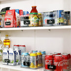 12 PACK Multiuse Clear Plastic Storage Bins - Image 3