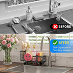Sponge Holder for Kitchen Sink, Smiley Face Sink Caddy - Image 5
