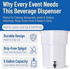Carlisle FoodService Products Round Beverage Dispenser Drink Dispenser - Image 3