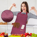 BeLuyi 2 Pack Adjustable Bib Apron - Image 4