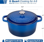 VORRINGARD Enameled Cast Iron Dutch Oven Pot - Image 2
